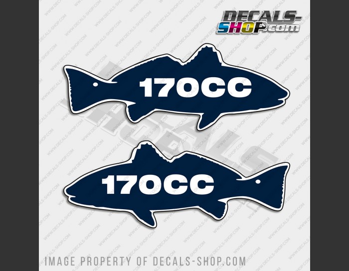 Sea Fox 170CC Boat Logo Decal Set of 2 x 7.5" Sea Fox 170CC Boat Logo Decal Set of 2 x 7.5"